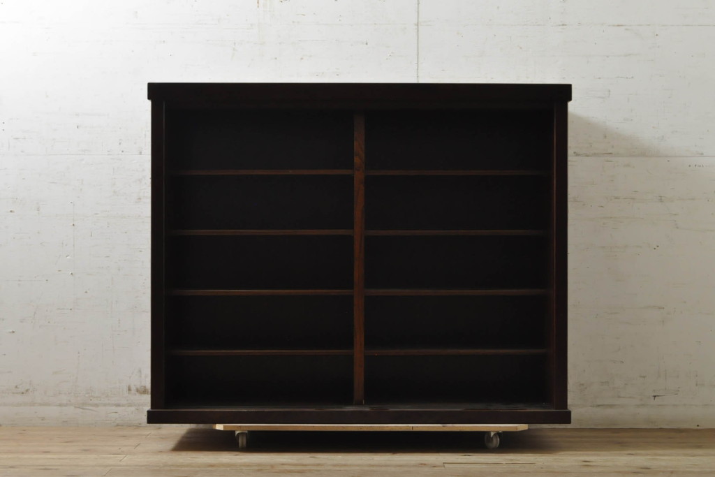 中古　美品　上質な和の空間を演出する水屋箪笥サイドボード(サイドキャビネット、収納棚、戸棚、食器棚)(R-074080)