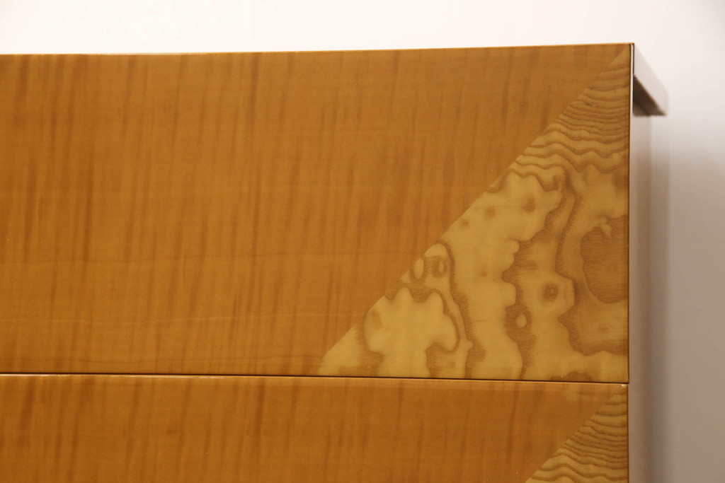 中古　美品　イタリア　giorgio collection(ジョルジオコレクション)　高級感のある佇まいのチェスト2台セット(サイドボード、引き出し)(定価約150万円)(R-053307)