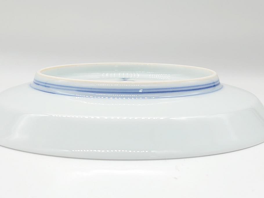 重要無形文化財　十二代 今泉今右衛門　錦　色絵　薔薇文　5.1寸　約15.5cm　大胆に描かれた薔薇の図が食卓のアクセントになる中皿5枚(銘々皿、色鍋島、和食器、五寸一分、共箱付き)(R-063955)