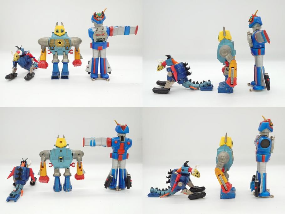 ポピー　ロボコン　ロボカー　ヘリキャプター　忍者　ヤッターマン　トッポジージョ　ロボットはっちゃん　マジンガーZ　超合金などの大量セット(ディスプレイ、おもちゃ、ロボット)(R-064004)