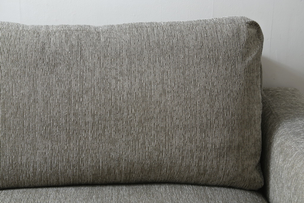 中古　美品　moda en casa(モーダ エン カーサ)　Wooden Stories(ウドゥン ストーリーズ)　sketch(スケッチ)　PONTE sofa(ポンテ ソファ)　優しい色合いのファブリックが魅力的な2.5人掛けソファ(2P、2.5P、3P、2人掛け、2.5人掛け、3人掛け、北欧)(定価約28万円)(R-082177)