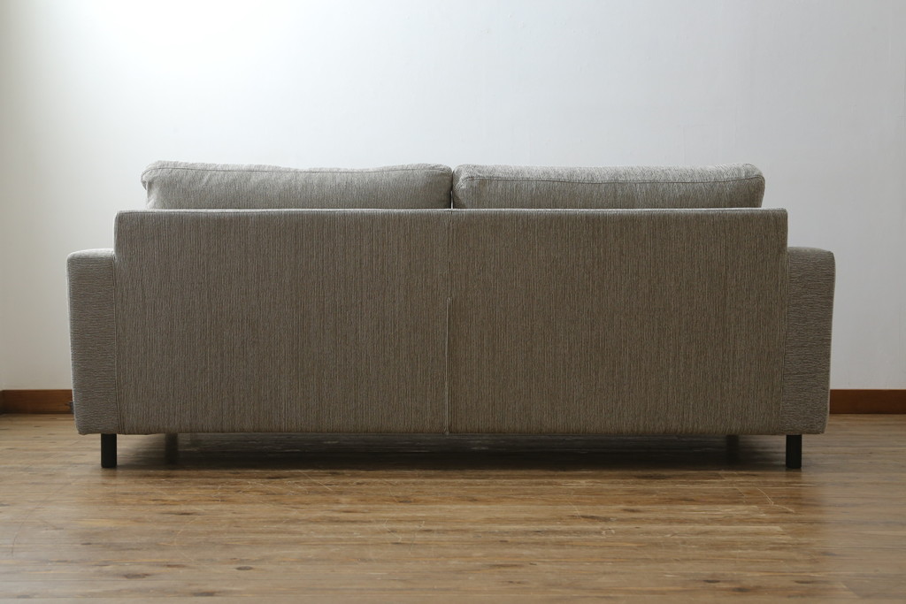 中古　美品　moda en casa(モーダ エン カーサ)　Wooden Stories(ウドゥン ストーリーズ)　sketch(スケッチ)　PONTE sofa(ポンテ ソファ)　優しい色合いのファブリックが魅力的な2.5人掛けソファ(2P、2.5P、3P、2人掛け、2.5人掛け、3人掛け、北欧)(定価約28万円)(R-082177)