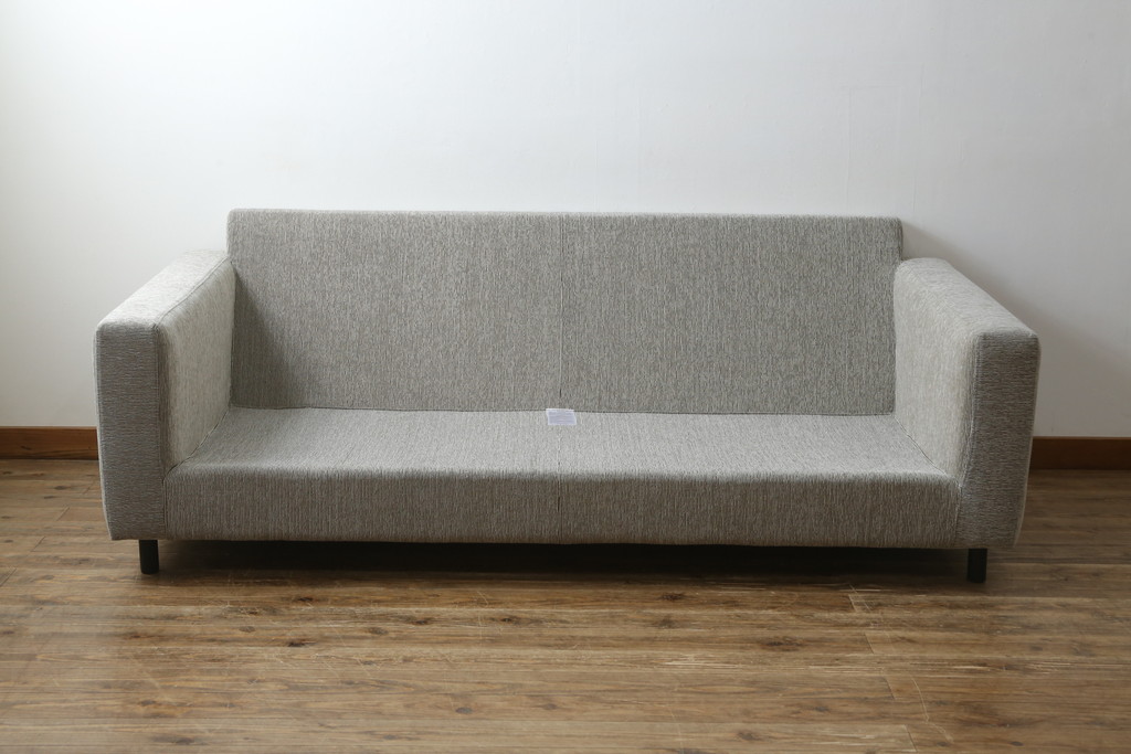 中古　美品　moda en casa(モーダ エン カーサ)　Wooden Stories(ウドゥン ストーリーズ)　sketch(スケッチ)　PONTE sofa(ポンテ ソファ)　優しい色合いのファブリックが魅力的な2.5人掛けソファ(2P、2.5P、3P、2人掛け、2.5人掛け、3人掛け、北欧)(定価約28万円)(R-082177)