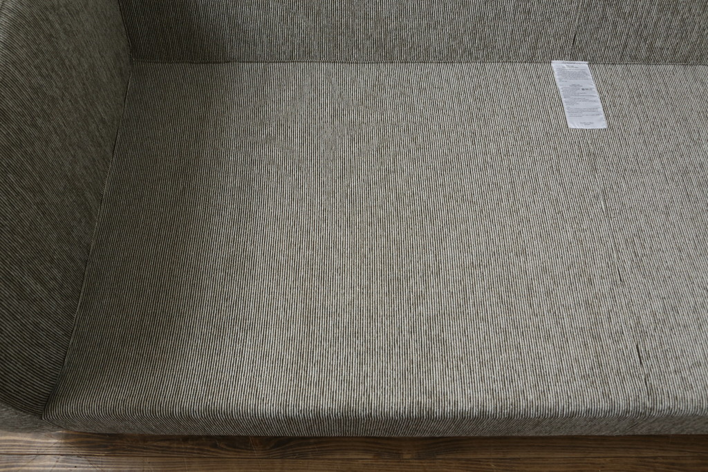 中古　美品　moda en casa(モーダ エン カーサ)　Wooden Stories(ウドゥン ストーリーズ)　sketch(スケッチ)　PONTE sofa(ポンテ ソファ)　優しい色合いのファブリックが魅力的な2.5人掛けソファ(2P、2.5P、3P、2人掛け、2.5人掛け、3人掛け、北欧)(定価約28万円)(R-082177)