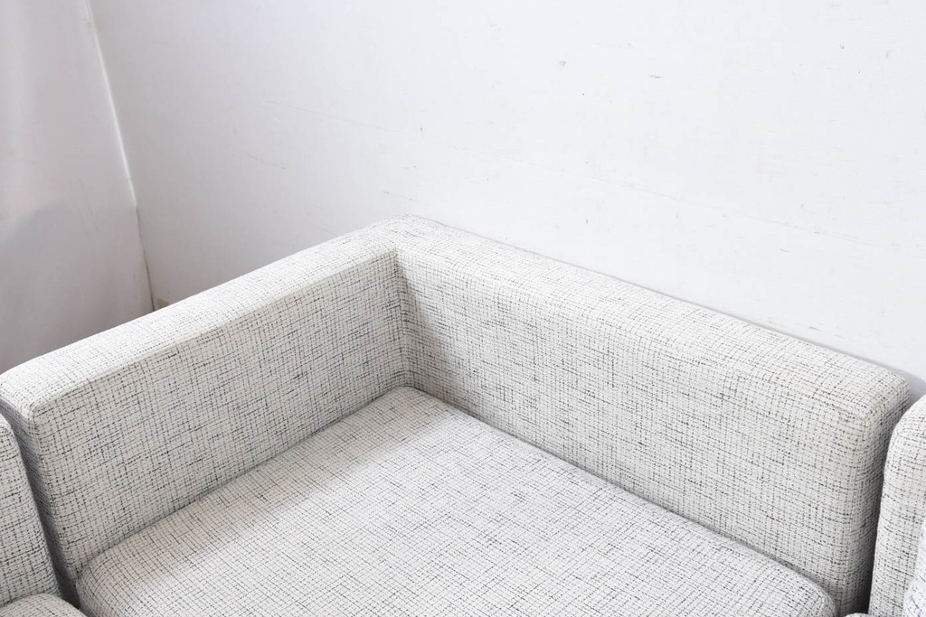 中古　美品!!　HUKLA(フクラ)　REGATO(レガト)　Combination Sofa　自由にアレンジが可能なコンビネーションソファ3点セット(3P、三人掛け、3人掛け、カウチソファ)(定価約70万円)(R-082458)