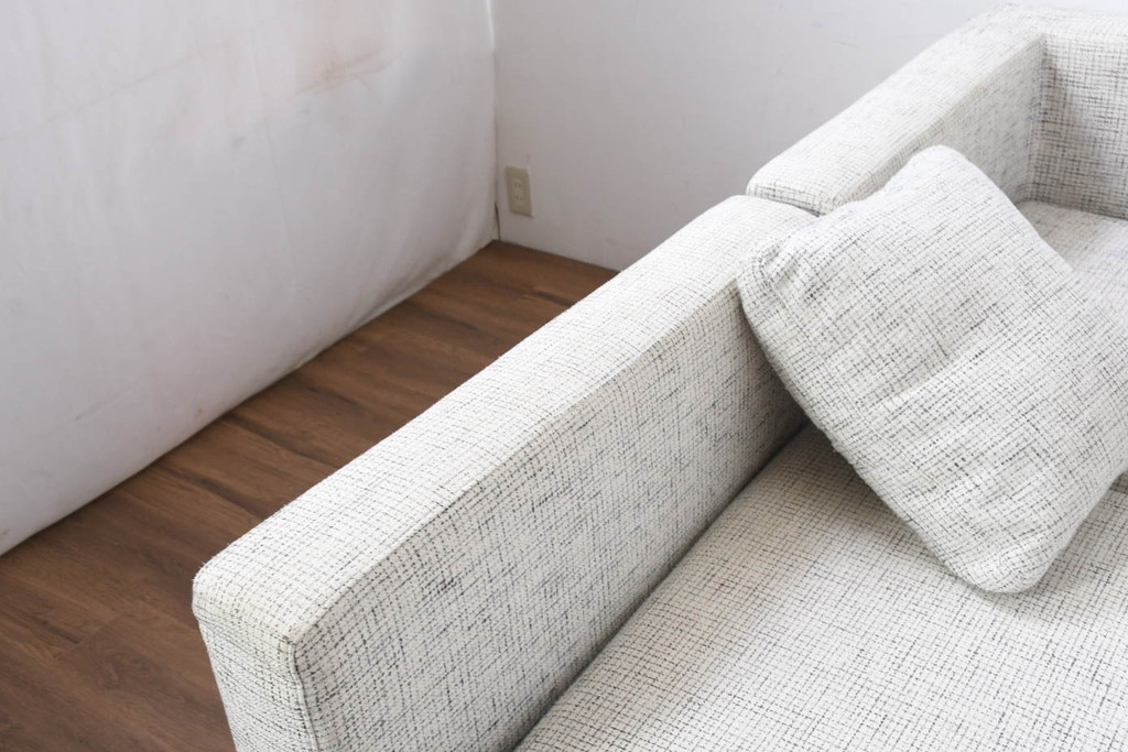 中古　美品!!　HUKLA(フクラ)　REGATO(レガト)　Combination Sofa　自由にアレンジが可能なコンビネーションソファ3点セット(3P、三人掛け、3人掛け、カウチソファ)(定価約70万円)(R-082458)