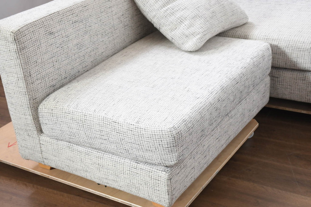 中古　美品!!　HUKLA(フクラ)　REGATO(レガト)　Combination Sofa　自由にアレンジが可能なコンビネーションソファ3点セット(3P、三人掛け、3人掛け、カウチソファ)(定価約70万円)(R-082458)