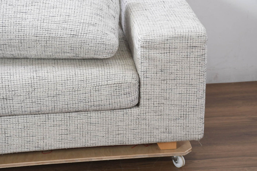 中古　美品!!　HUKLA(フクラ)　REGATO(レガト)　Combination Sofa　自由にアレンジが可能なコンビネーションソファ3点セット(3P、三人掛け、3人掛け、カウチソファ)(定価約70万円)(R-082458)