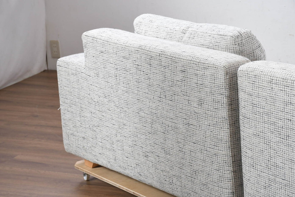 中古　美品!!　HUKLA(フクラ)　REGATO(レガト)　Combination Sofa　自由にアレンジが可能なコンビネーションソファ3点セット(3P、三人掛け、3人掛け、カウチソファ)(定価約70万円)(R-082458)