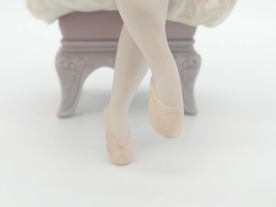 スペイン リヤドロ LLADRO リトルバレリーナ 出番前 くつろぎ