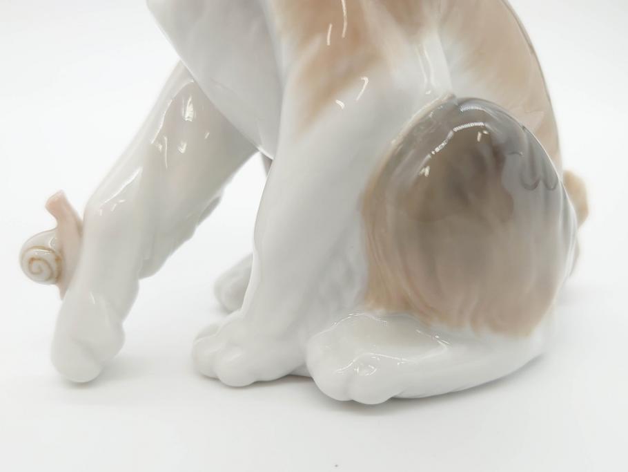 スペイン　リヤドロ　LLADRO　マイフレンド　ニューフレンド　表情豊かで可愛らしいフィギュリン2体(犬、蝶、カタツムリ、陶器人形、置物、オブジェ)(R-069868)