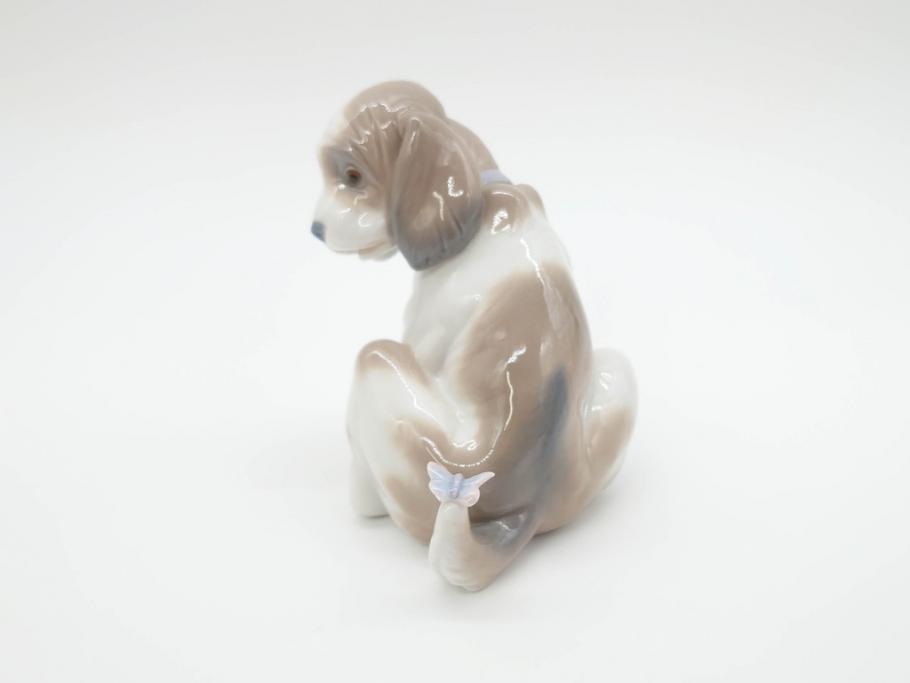 スペイン　リヤドロ　LLADRO　マイフレンド　ニューフレンド　表情豊かで可愛らしいフィギュリン2体(犬、蝶、カタツムリ、陶器人形、置物、オブジェ)(R-069868)