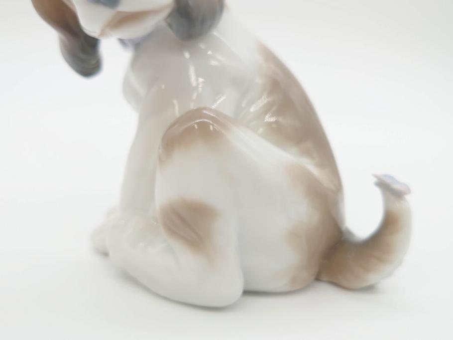 スペイン　リヤドロ　LLADRO　マイフレンド　ニューフレンド　表情豊かで可愛らしいフィギュリン2体(犬、蝶、カタツムリ、陶器人形、置物、オブジェ)(R-069868)