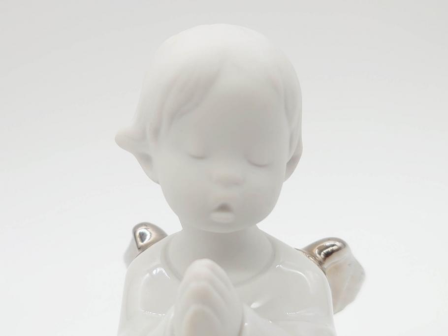 スペイン　リヤドロ　LLADRO　可愛いお祈り　それぞれ違った天使たちが魅力的なフィギュリン3体(エンジェル、陶器人形、置物、オブジェ)(R-069869)