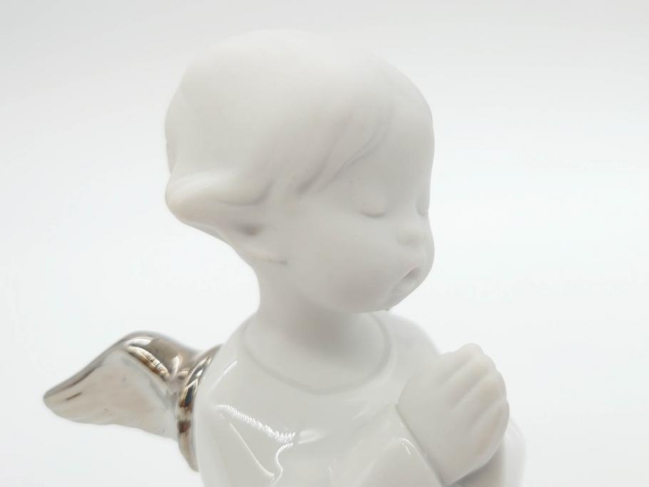 スペイン　リヤドロ　LLADRO　可愛いお祈り　それぞれ違った天使たちが魅力的なフィギュリン3体(エンジェル、陶器人形、置物、オブジェ)(R-069869)