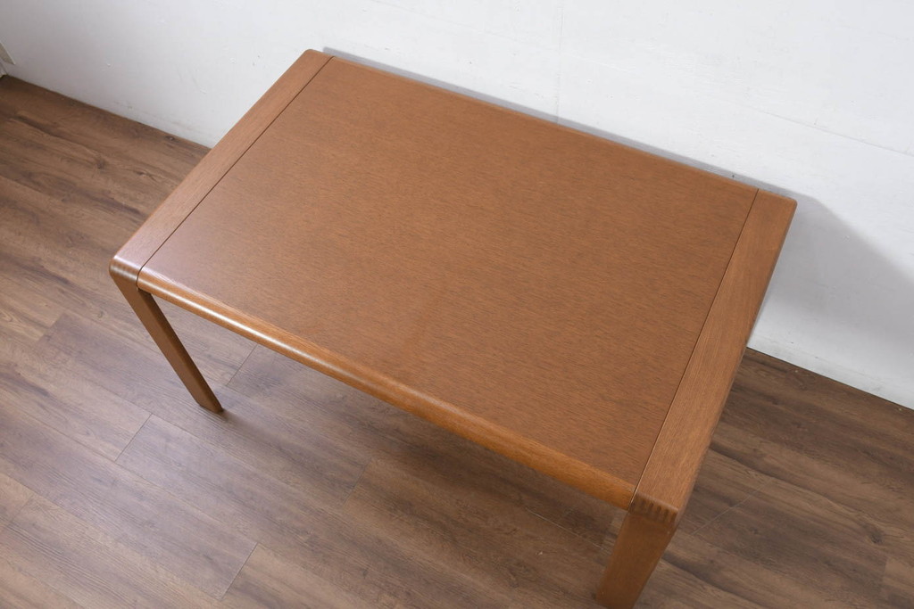 中古　北海道旭川家具 CONDE HOUSE(カンディハウス)　セルジオシリーズ　楢(ナラ)材　シンプルなデザインが取り入れやすいダイニングテーブル(4人掛け、6人掛け、食卓、作業台)(R-082460)