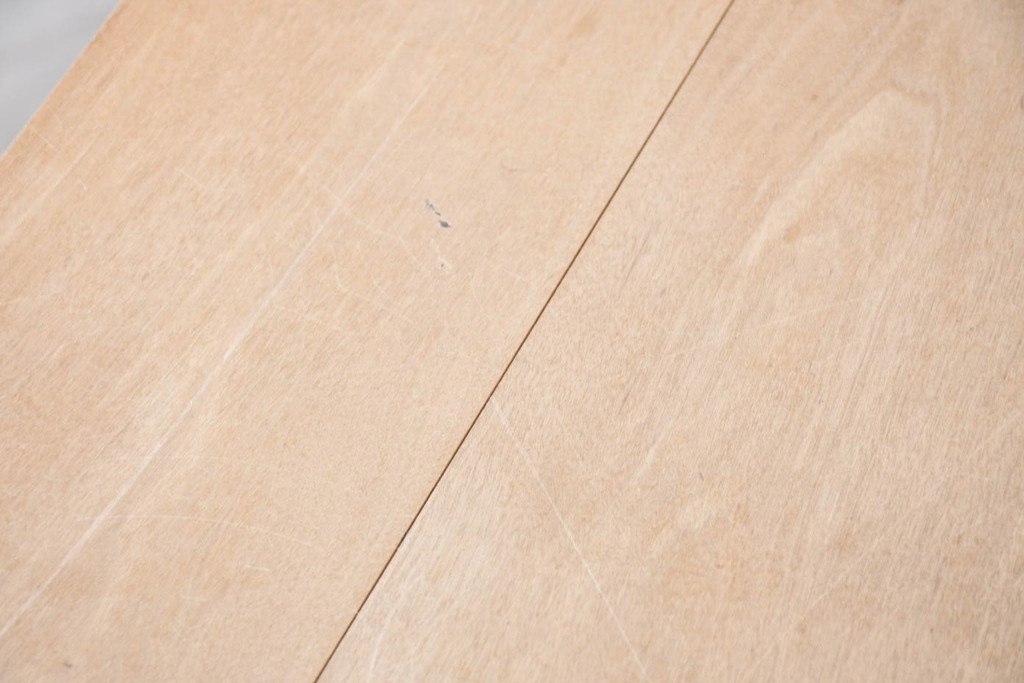 中古　WOOD YOU LIKE COMPANY(ウッドユウライクカンパニー)　FOUR DELTA TAPER DESK(4デルタテーパーデスク)　メープル無垢材　ナチュラルで心地よい木肌のデスク(引き出し付き、机、コンソールデスク、ワークデスク、在宅用、在宅ワーク用)(定価約24万円)(R-082448)