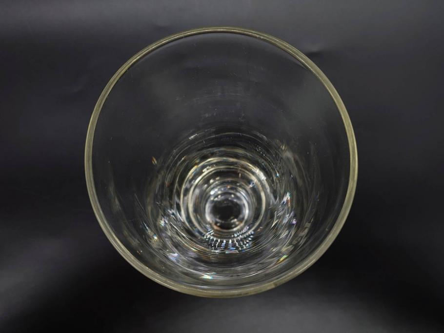 戦前　当時物　アサヒ生ビール　レトロなデザインがおしゃれなグラス4客&ピッチャーセット(ジョッキ、コップ、水差し、ジャグ、ウォーターポット、硝子、ガラス)(R-082933)