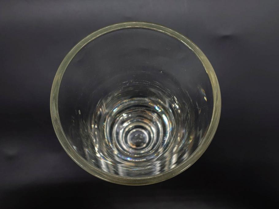 戦前　当時物　アサヒ生ビール　レトロなデザインがおしゃれなグラス4客&ピッチャーセット(ジョッキ、コップ、水差し、ジャグ、ウォーターポット、硝子、ガラス)(R-082933)
