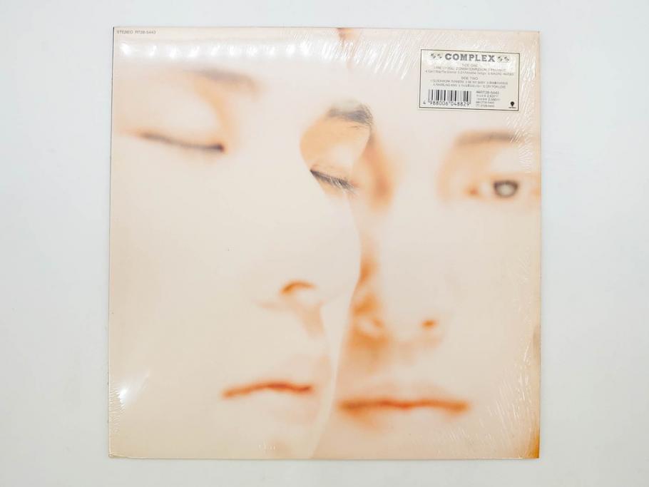 見本品(非売品)　COMPLEX　コンプレックス　布袋寅泰　吉川晃司　恋を止めないで　BE MY BABY　レコード(LP、12インチ、RT28-5443)(R-076720)