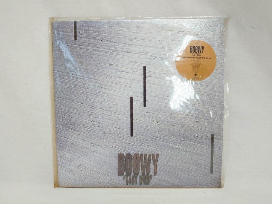 BOOWY　布袋寅泰　氷室京介　TM Network　Self Control　BEST EMOTION　GUITARHYTHMなど　レコード7枚セット(LP、ボウイ、HIMURO KYOSUKE、FLOWERS for ALGERNON、LAST GIGS、PSYCHOPATH、MORAL+3)(R-076721)
