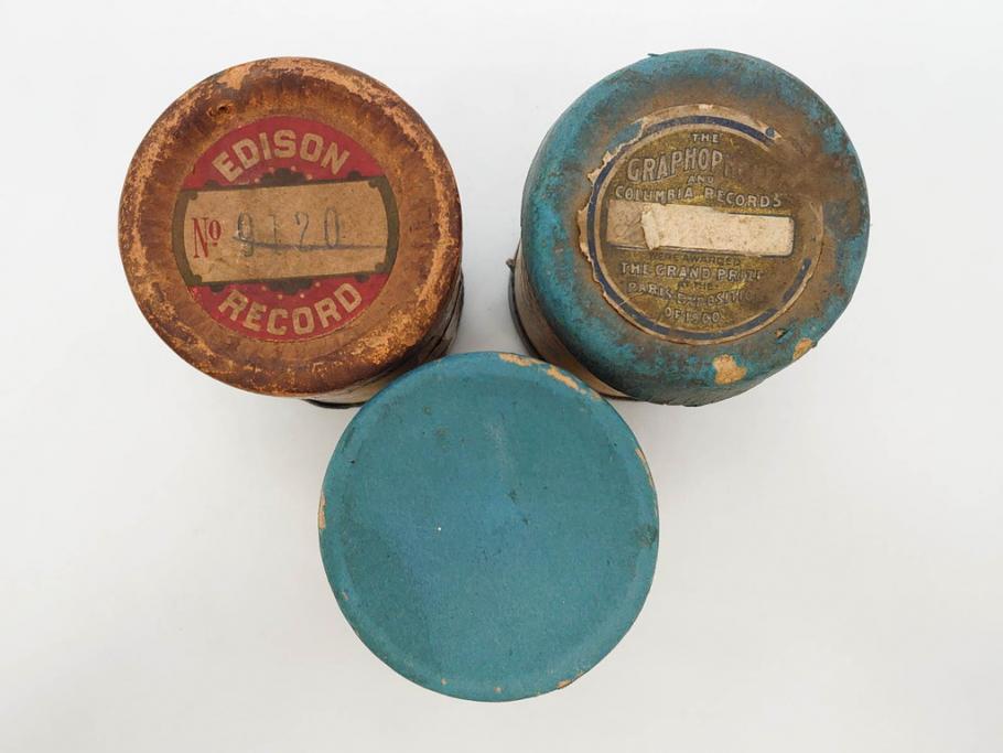 EDISON　エジソン　COLUMBIA　コロムビア　蝋管15点セット(シリンダー、円筒レコード、RECORD、蓄音機用)(R-076723)
