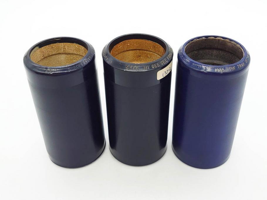 EDISON　エジソン　COLUMBIA　コロムビア　蝋管15点セット(シリンダー、円筒レコード、RECORD、蓄音機用)(R-076723)