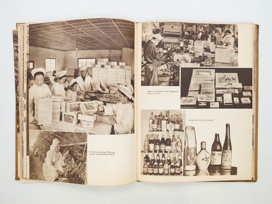 稀少　DEMOCRATIC PEOPLE'S REPUBLIC OF KOREA　1958　北朝鮮　歴史写真集(英字、英語、朝鮮民主主義人民共和国、写真帳、古本)(R-076724)