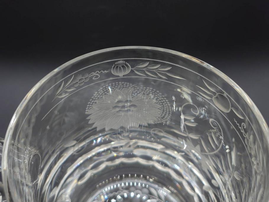 ドイツ　Meissen　マイセンクリスタル　マイセンフラワー　1982年　特別頒布　キリンビアマグコレクション　コレクターズグラス(KIRIN COLLECTORS GLASS、MEISSENER BLEIKRISTALL、ガラス)(R-076726)