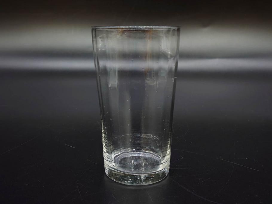 戦前　当時物　ガラス　切子　エナメル　グラス　どこか懐かしさを感じるコップなど5点セット(花、小物入れ、硝子、和ガラス)(R-082934)