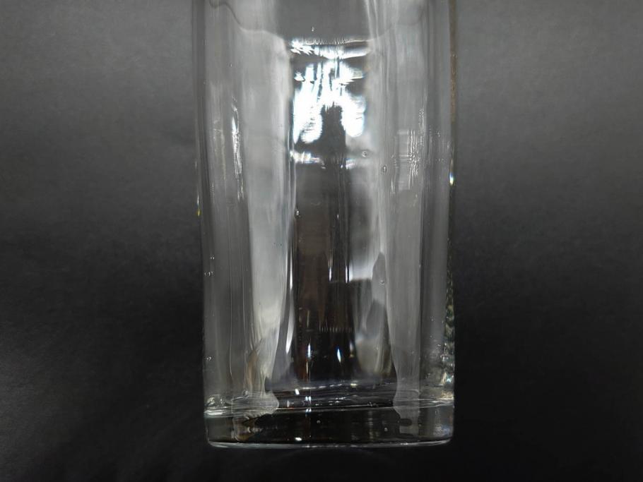 戦前　当時物　ガラス　切子　エナメル　グラス　どこか懐かしさを感じるコップなど5点セット(花、小物入れ、硝子、和ガラス)(R-082934)