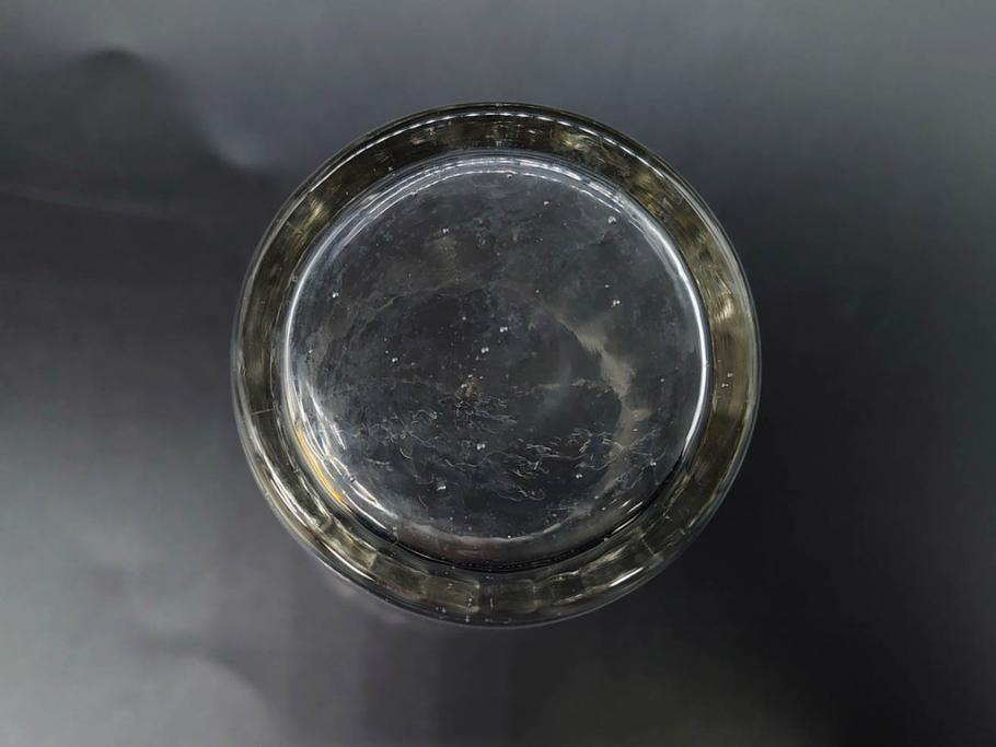 戦前　当時物　ガラス　切子　エナメル　グラス　どこか懐かしさを感じるコップなど5点セット(花、小物入れ、硝子、和ガラス)(R-082934)