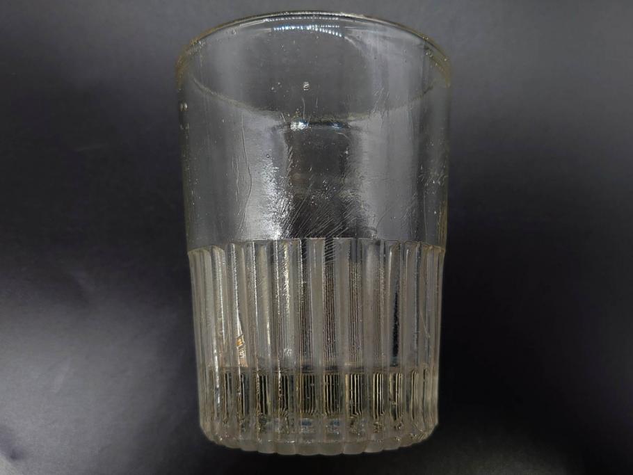 戦前　当時物　ガラス　切子　エナメル　グラス　どこか懐かしさを感じるコップなど5点セット(花、小物入れ、硝子、和ガラス)(R-082934)