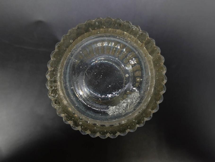 戦前　当時物　ガラス　切子　エナメル　グラス　どこか懐かしさを感じるコップなど5点セット(花、小物入れ、硝子、和ガラス)(R-082934)
