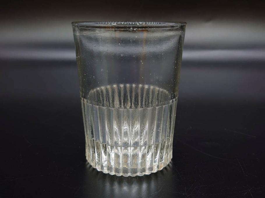 戦前　当時物　ガラス　切子　エナメル　グラス　どこか懐かしさを感じるコップなど5点セット(花、小物入れ、硝子、和ガラス)(R-082934)