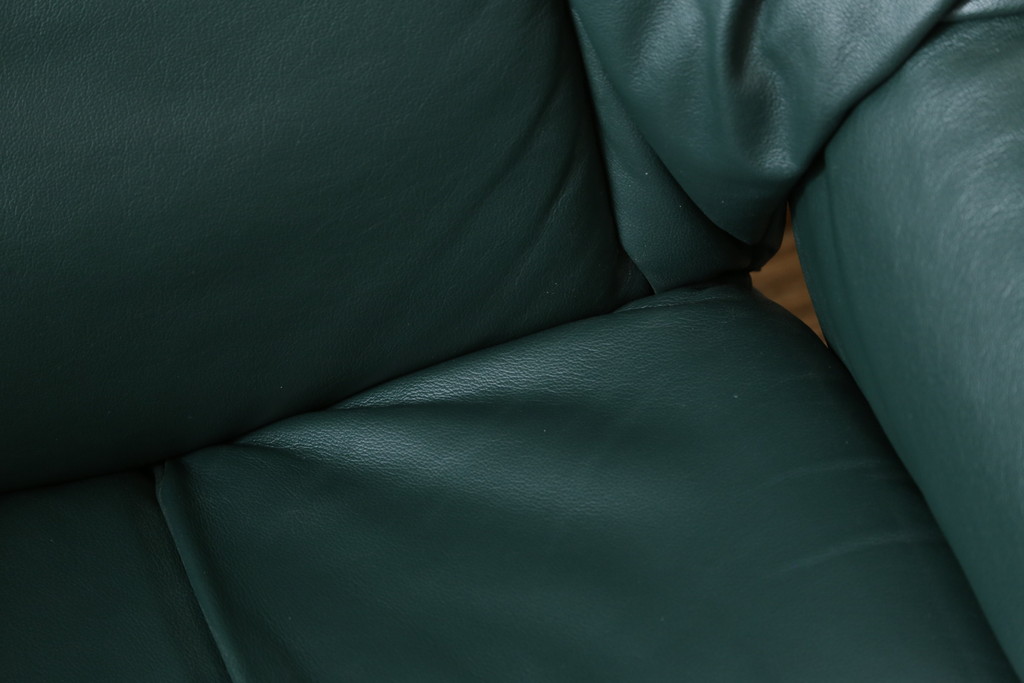 中古　EKORNES(エコーネス)　本革(レザー)　オットマン付き　ロングセラー!!一番人気のストレスレス レノ クラシック(S)(アームチェア、リクライニングチェア、椅子、一人掛けソファ、1Pソファ)(定価約45万円)(R-081615)
