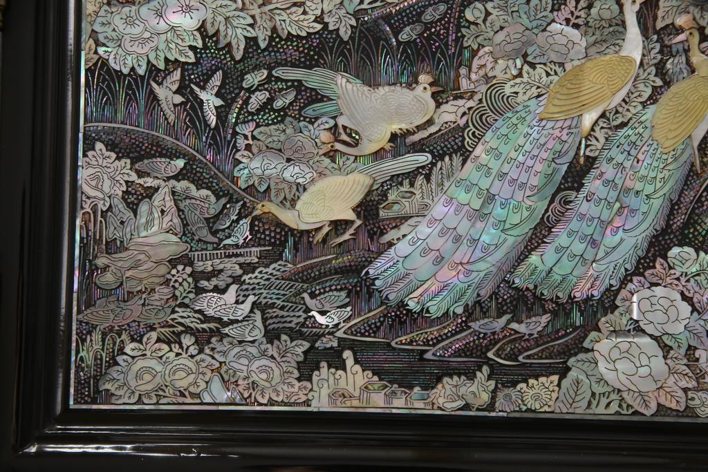 螺鈿絵画 ・螺鈿額装絵 ・螺鈿唐子図 ・螺鈿鑑賞画 （豪華 高級