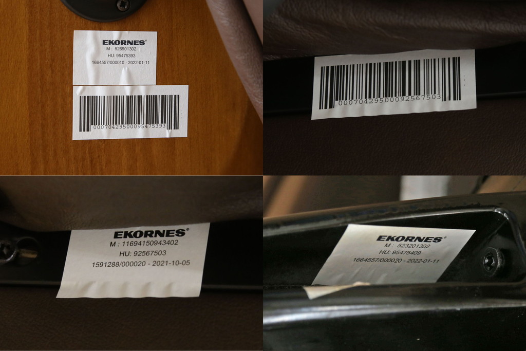 中古　美品　EKORNES(エコーネス)　本革(レザー)　オットマン付き　一番人気のロングセラー商品!!スイングテーブルとコンピューターテーブル付きストレスレス レノ クラシック(L)(レザー、アームチェア、リクライニングチェア、椅子、一人掛けソファ、1Pソファ)(定価約60万円)(R-081446)
