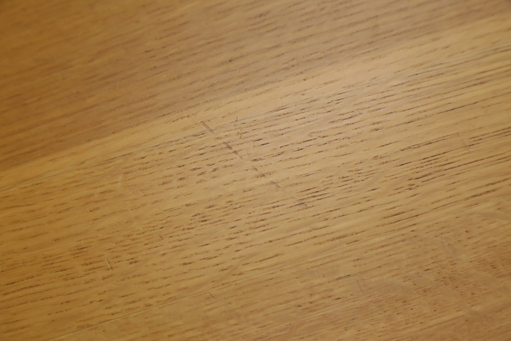 中古　日進木工(nissin)　WHITE WOOD(ホワイトウッド)　ナラ材とウォールナット材の組み合わせが美しいローテーブル(リビングテーブル、センターテーブル、座卓)(R-066814)