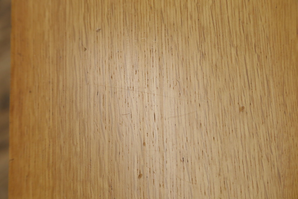 中古　日進木工(nissin)　WHITE WOOD(ホワイトウッド)　ナラ材とウォールナット材の組み合わせが美しいローテーブル(リビングテーブル、センターテーブル、座卓)(R-066814)