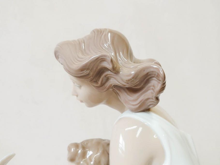 絶版　スペイン　リヤドロ　LLADRO　幼き頃　No.7649　限定4000体　フィギュリン(LA INFANCIA WHERE LOVES BEGINS、家族、ファミリー、陶器人形、置物、オブジェ、箱付き)(R-076745)