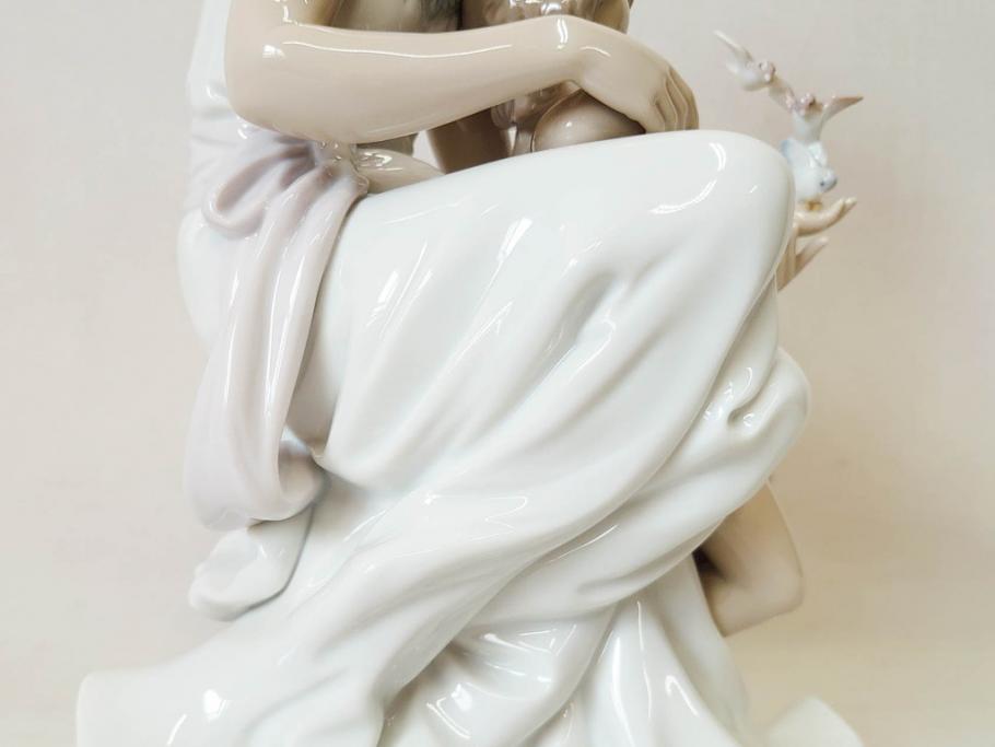 絶版　スペイン　リヤドロ　LLADRO　幼き頃　No.7649　限定4000体　フィギュリン(LA INFANCIA WHERE LOVES BEGINS、家族、ファミリー、陶器人形、置物、オブジェ、箱付き)(R-076745)