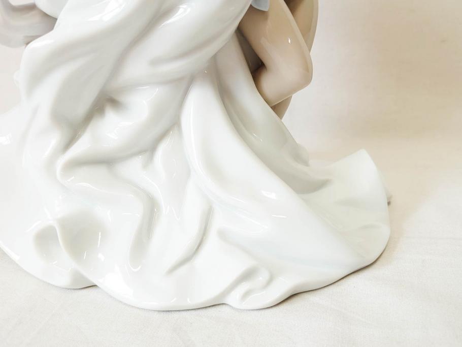絶版　スペイン　リヤドロ　LLADRO　幼き頃　No.7649　限定4000体　フィギュリン(LA INFANCIA WHERE LOVES BEGINS、家族、ファミリー、陶器人形、置物、オブジェ、箱付き)(R-076745)