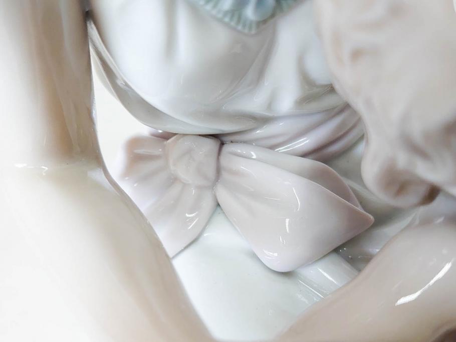 絶版　スペイン　リヤドロ　LLADRO　幼き頃　No.7649　限定4000体　フィギュリン(LA INFANCIA WHERE LOVES BEGINS、家族、ファミリー、陶器人形、置物、オブジェ、箱付き)(R-076745)