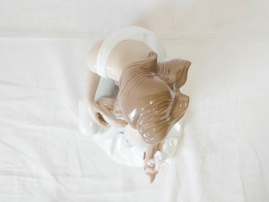 絶版　スペイン　リヤドロ　LLADRO　幼き頃　No.7649　限定4000体　フィギュリン(LA INFANCIA WHERE LOVES BEGINS、家族、ファミリー、陶器人形、置物、オブジェ、箱付き)(R-076745)