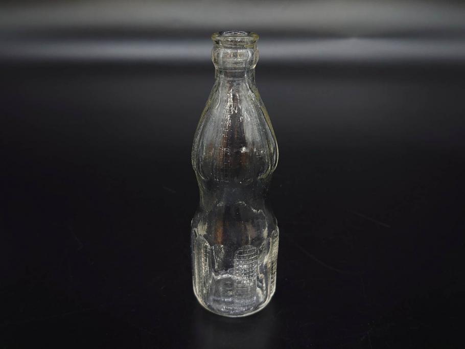 大正～昭和初期　ニッキ水瓶　時代を重ねた味わいあるガラス瓶7点セット(ラムネ瓶、硝子、ビン、花器、花生、花入、フラワーベース、一輪挿し)(R-082972)