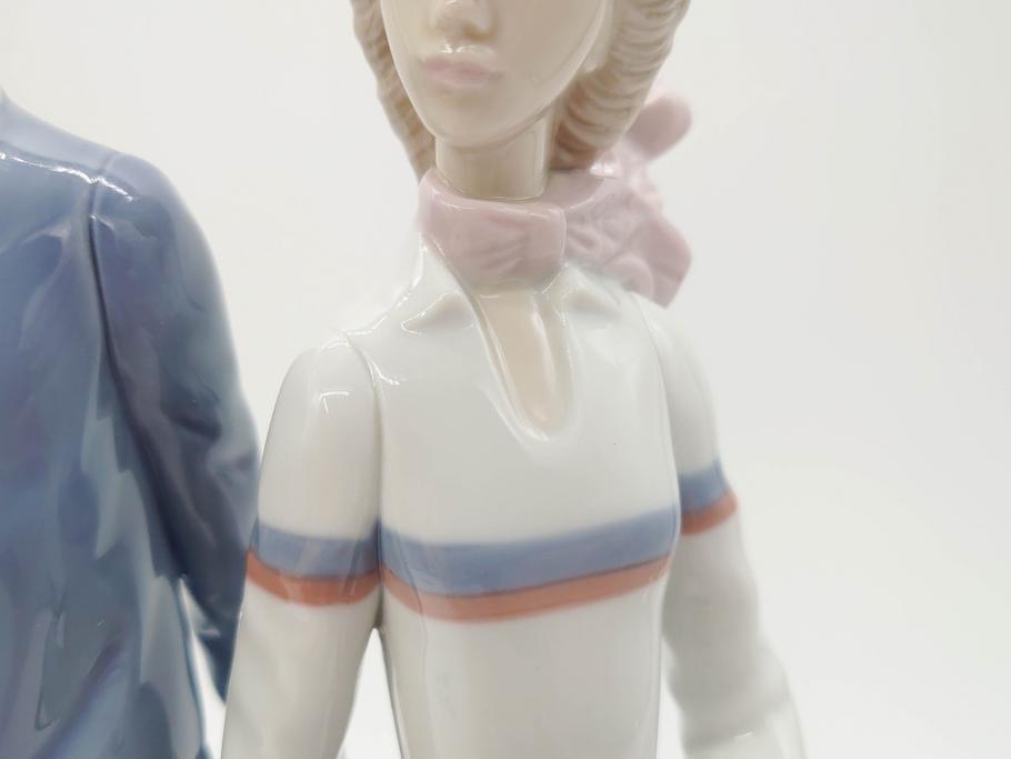 スペイン リヤドロ LLADRO ゴルフのカップル 躍動感溢れる造りが