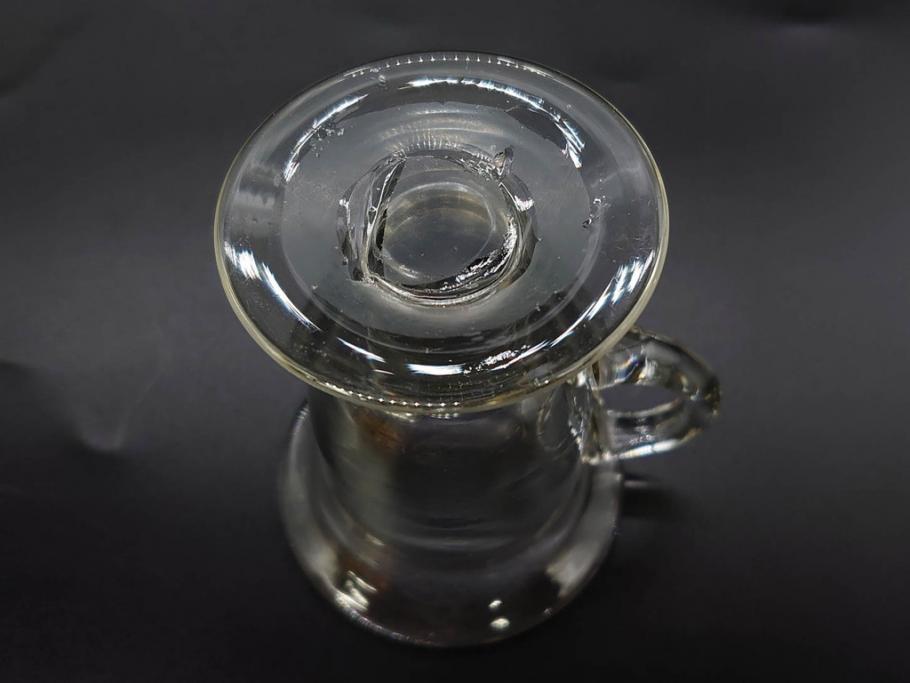 戦前　当時物　切子　アイスクリーム　氷コップ　レトロな雰囲気漂うグラスなど6点セット(デザートカップ、ミニボウル、深皿、小鉢、硝子、ガラス)(R-082938)