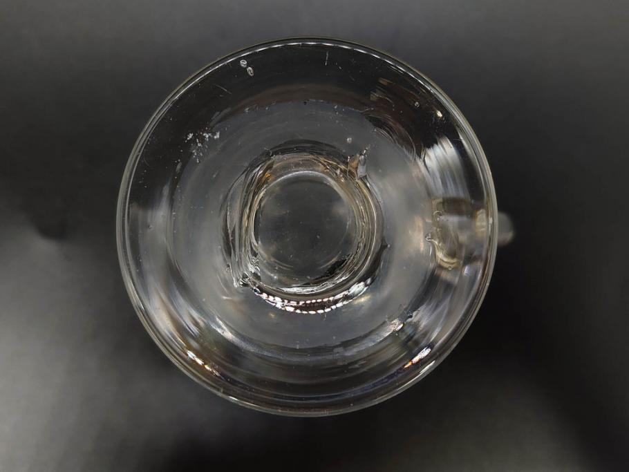 戦前　当時物　切子　アイスクリーム　氷コップ　レトロな雰囲気漂うグラスなど6点セット(デザートカップ、ミニボウル、深皿、小鉢、硝子、ガラス)(R-082938)