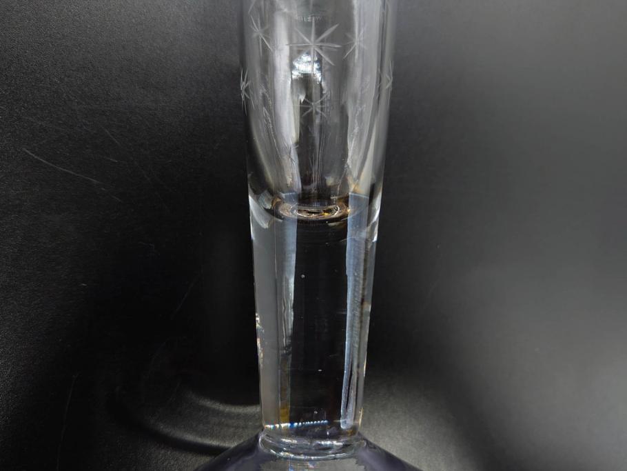 戦前　当時物　切子　アイスクリーム　氷コップ　レトロな雰囲気漂うグラスなど6点セット(デザートカップ、ミニボウル、深皿、小鉢、硝子、ガラス)(R-082938)